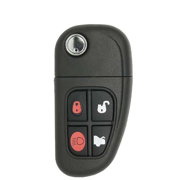 2000-2009 Jaguar S-TYPE / X-TYPE / XJ / XK / 4-Button Flip-Key / NHVWB1U241 / AFTERMARKET 2000-2009 Jaguar S-TYPE / X-TYPE / XJ / XK / 4-Button Flip-Key / NHVWB1U241 / AFTERMARKET
